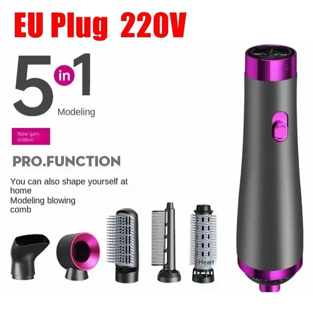 5 In 1 Hair Dryer Brush Set - PrimeX Collections