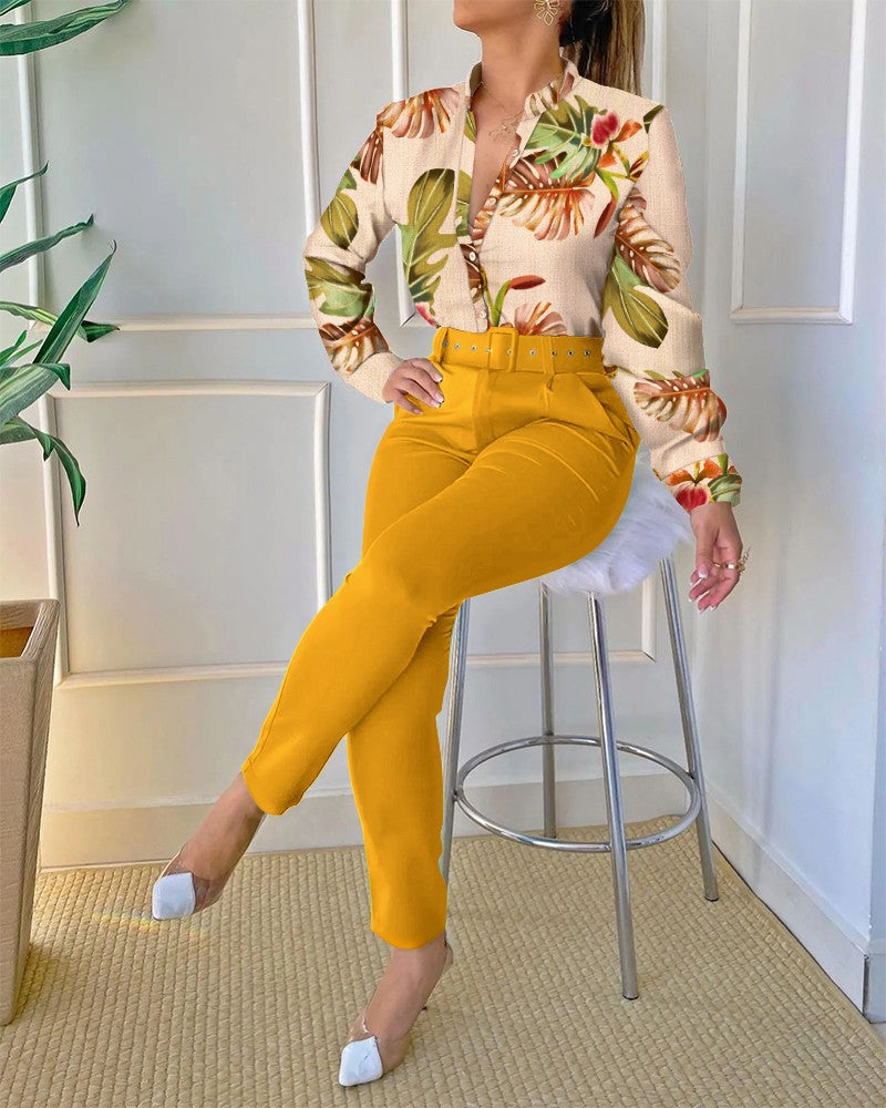 Elegant Office Wear Two Piece Sets - PrimeX Collections