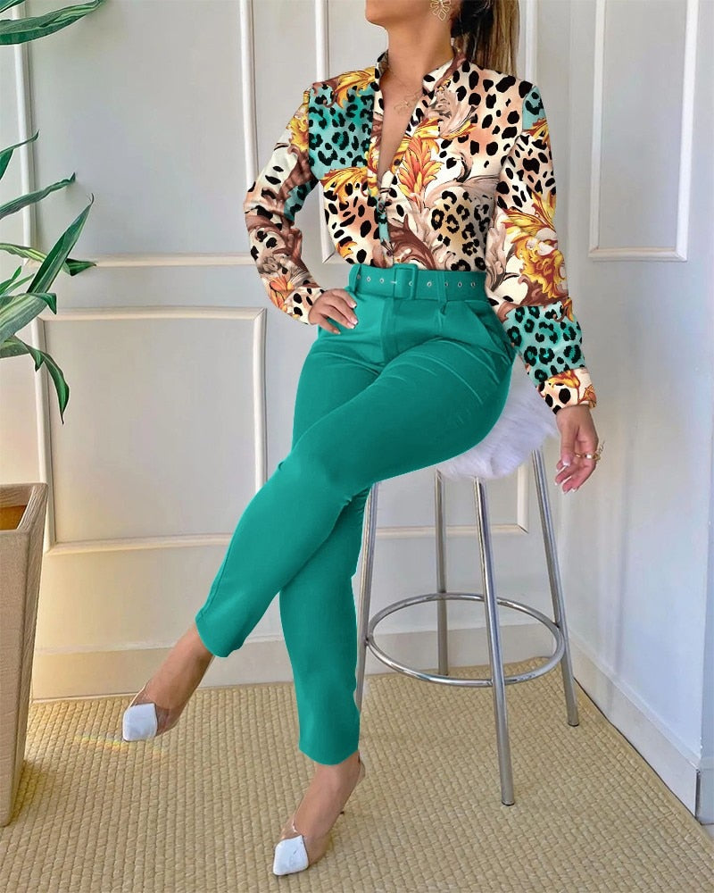 Elegant Office Wear Two Piece Sets - PrimeX Collections