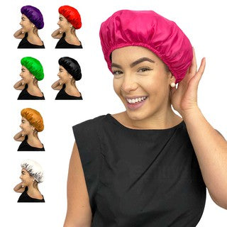 Anti-frizz Satin Cap with Elastic - PrimeX Collections