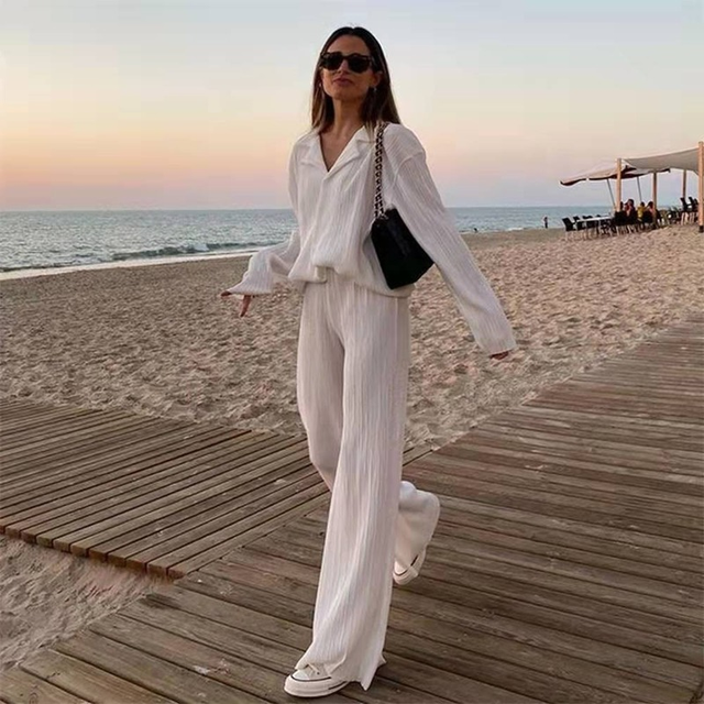 Two Piece Long Sleeve Suit - PrimeX Collections