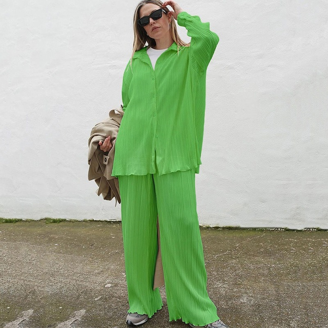 Two Piece Long Sleeve Suit - PrimeX Collections