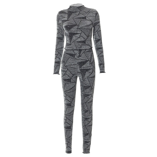 Elastic Two Piece Top Leggings Set - PrimeX Collections