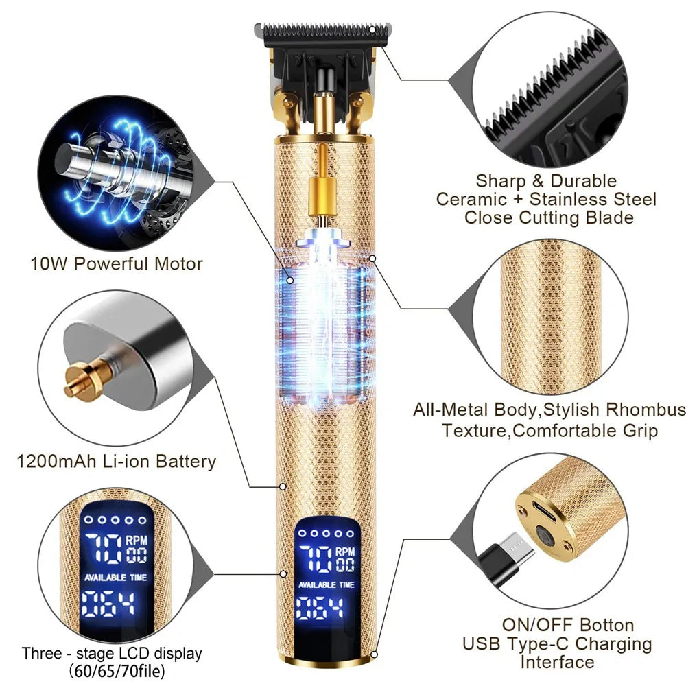 Electric Barber Style Hair Clipper - PrimeX Collections