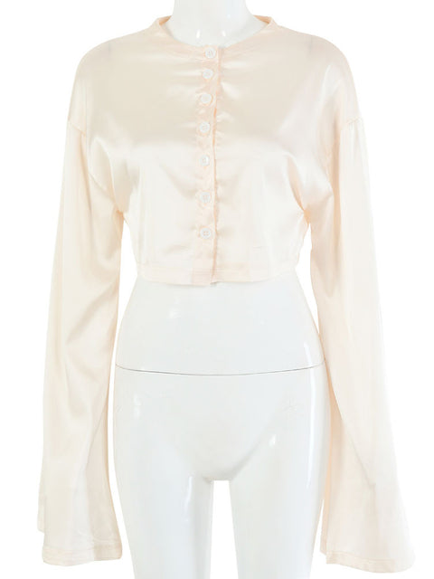 Casual Satin Two Piece Dress Set - PrimeX Collections