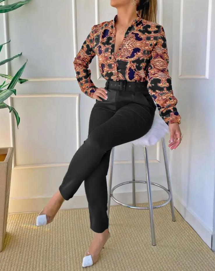 Elegant Office Wear Two Piece Sets - PrimeX Collections