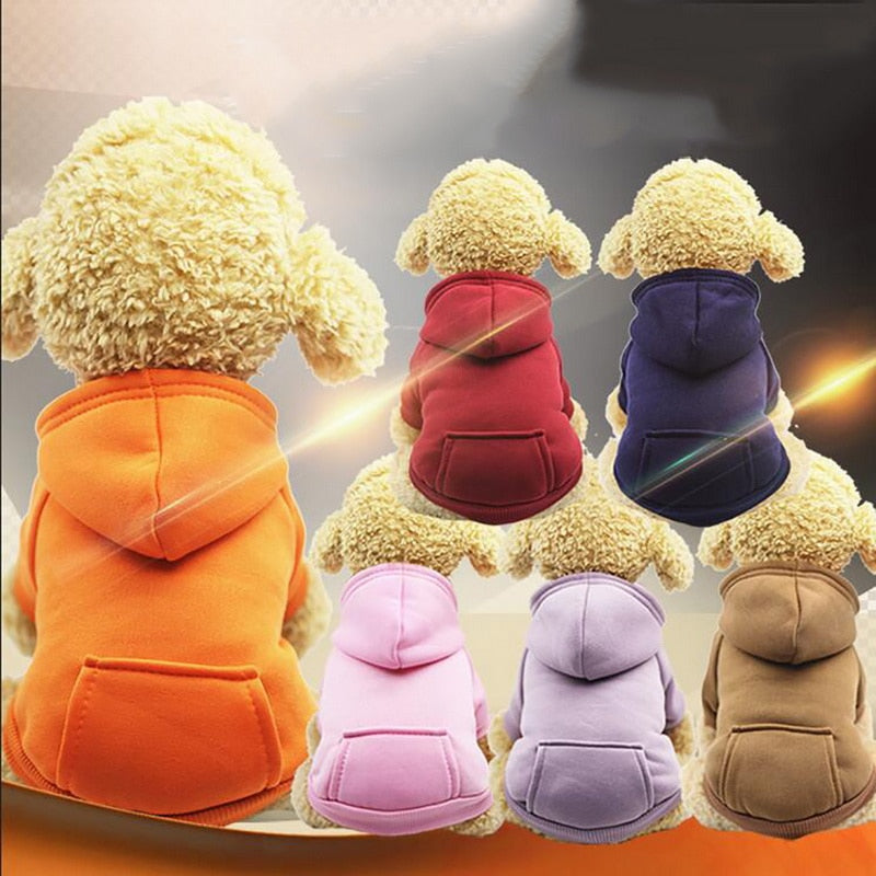Soft Fleece Pet Dog Hoodie - PrimeX Collections