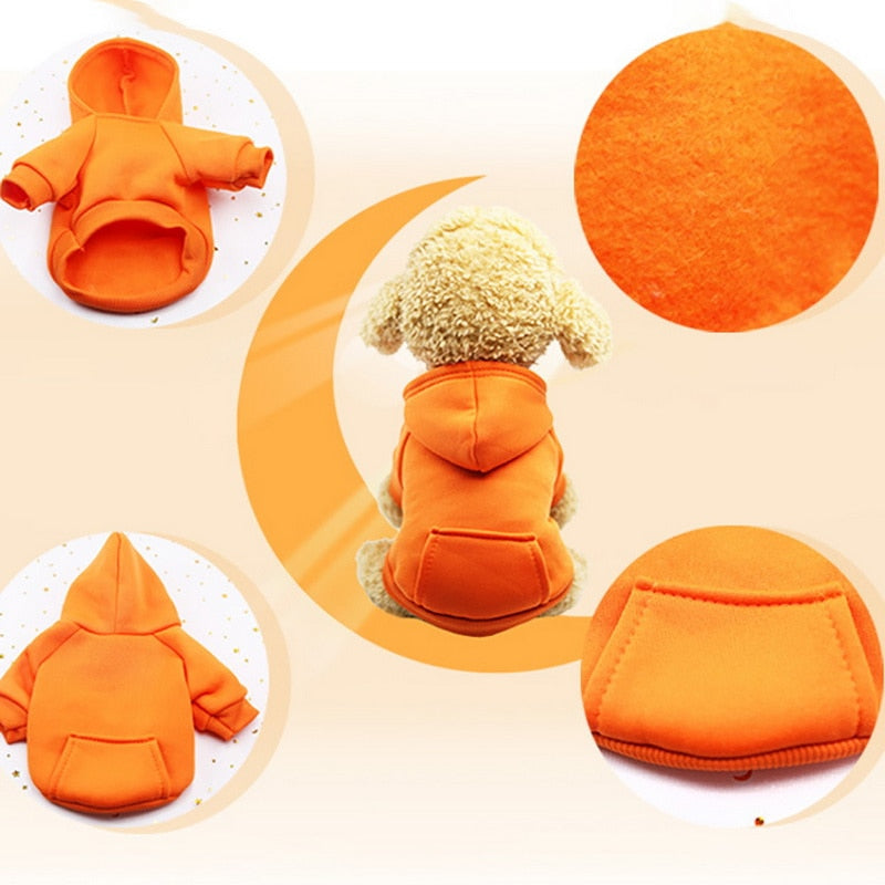 Soft Fleece Pet Dog Hoodie - PrimeX Collections