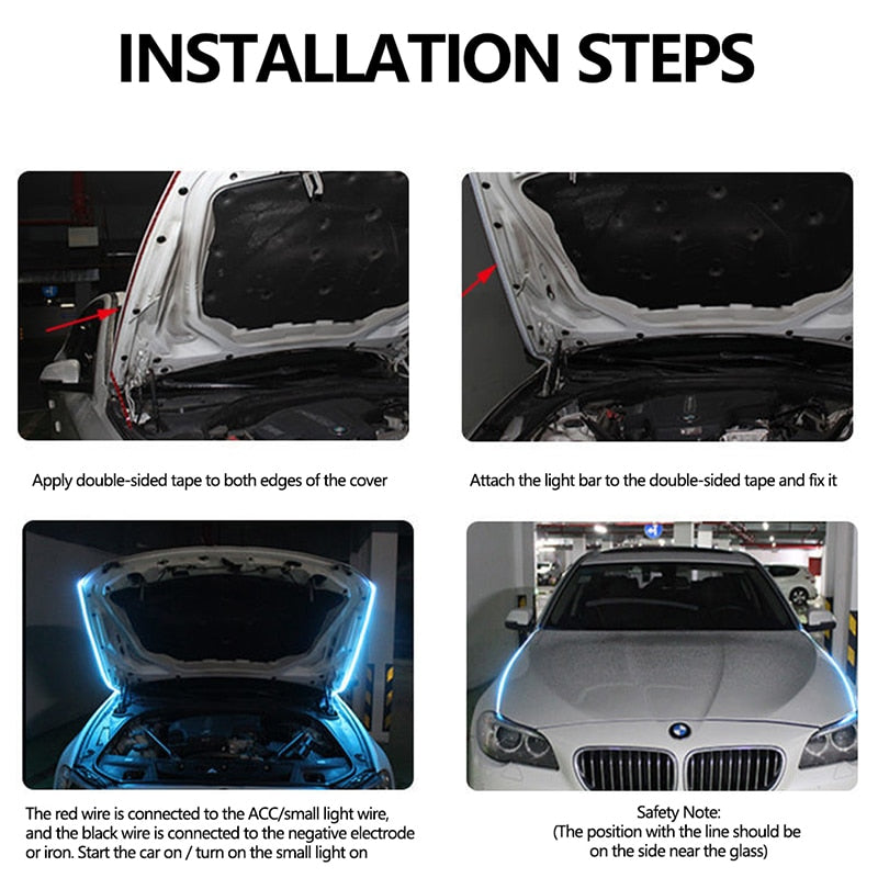 LED Running Car Strip Light - PrimeX Collections