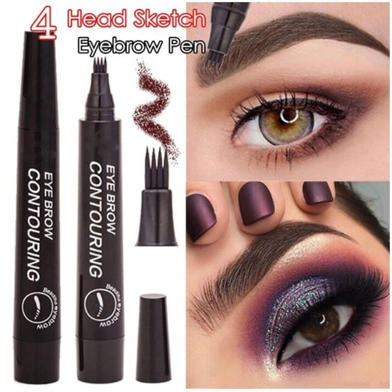 3D 5 Color Waterproof Natural Eyebrow Pencil - PrimeX Collections
