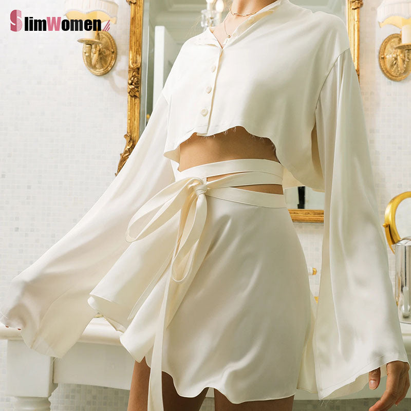 Soft Satin Two Piece Set - PrimeX Collections