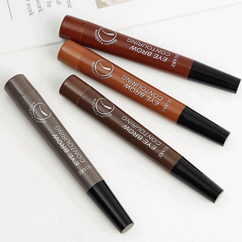 3D 5 Color Waterproof Natural Eyebrow Pencil - PrimeX Collections