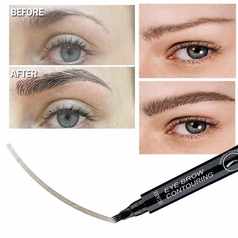 3D 5 Color Waterproof Natural Eyebrow Pencil - PrimeX Collections