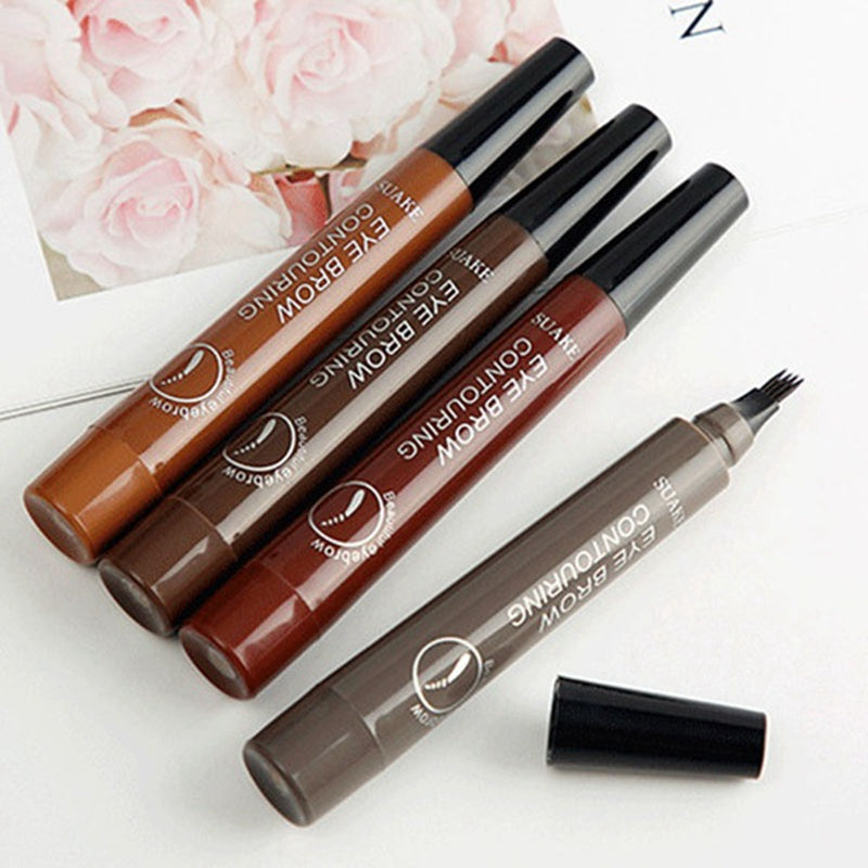 3D 5 Color Waterproof Natural Eyebrow Pencil - PrimeX Collections