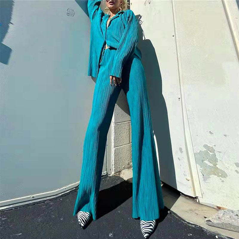 Two Piece Long Sleeve Suit - PrimeX Collections