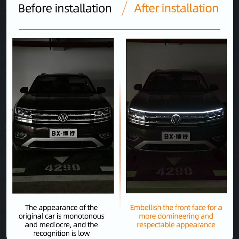 LED Running Car Strip Light - PrimeX Collections