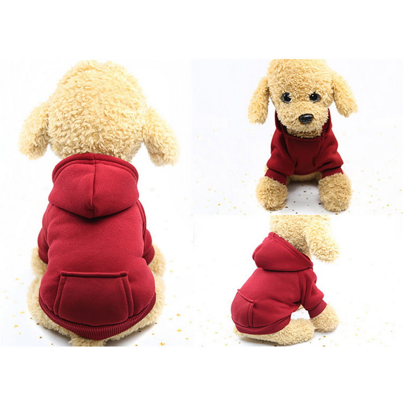 Soft Fleece Pet Dog Hoodie - PrimeX Collections
